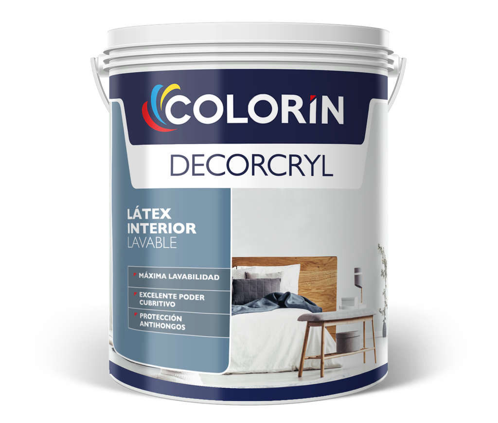 Decorcryl Blanco Latex Interior Lavable Mate 10 Ltos
