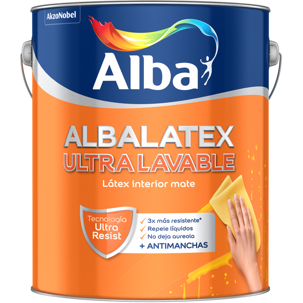 Albalatex Ultra lavable blanco x 20 lts.