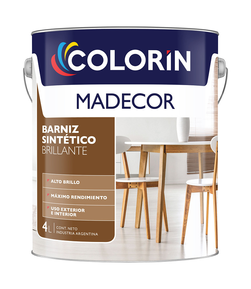 Madecor barniz brillante x 0.500 lt.